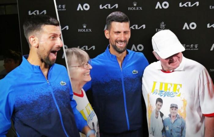 Australian Open 2025 – Novak Djokovic and his “very first fan”: The story behind the reunion