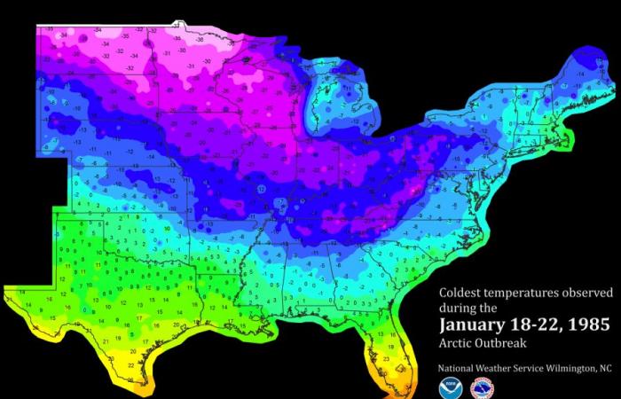 Monday is 40th anniversary of Chicago’s lowest recorded temperature