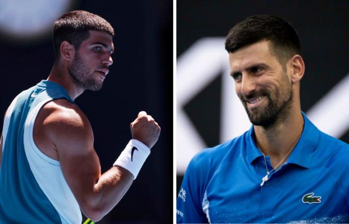 Djokovic-Alcaraz in the quarter-finals of the Australian Open: what time and on which channel to watch the clash, Tuesday morning in France