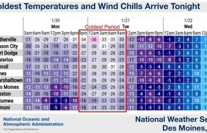 Wind chills of 40 below make Iowa unfit for humans and our furry friends