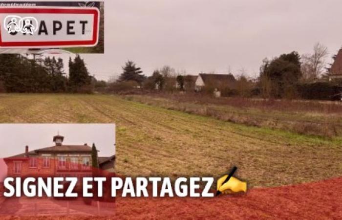 No to the installation of 100 illegal miners in Chapet, a peaceful village in Yvelines