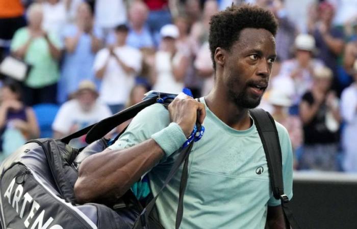 Australian Open: At the end of his strength, Monfils stands up to his wife