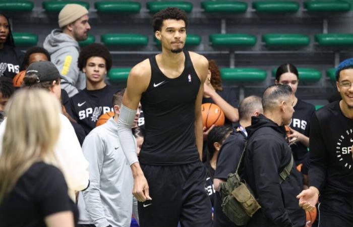 “We are very proud to see him here”: first training for Victor Wembanyama and the Spurs in Nanterre