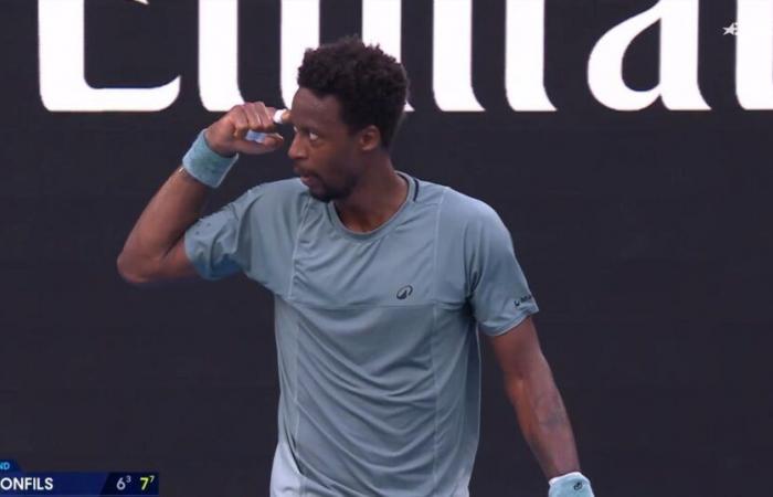 Gaël Monfils wins the second set in the tie-break against Ben Shelton, in the round of 16 of the Australian Open – Tennis Video