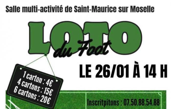 Saint-Maurice-sur-Moselle – The FC Saint-Maurice-Fresse-sur-Moselle lottery Sunday January 26, 2025