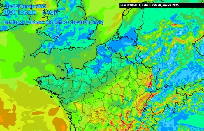 a gust of wind will hit France this week