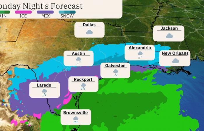 Winter Storm Enzo A Rare Snow, Ice Threat As Far South As Gulf Coast