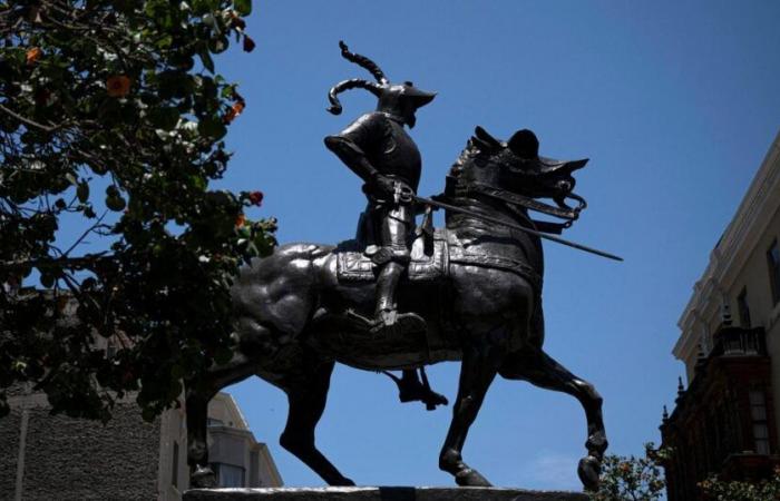 In Peru, a statue of conquistador Pizarro resurfaces amid criticism from the indigenous community