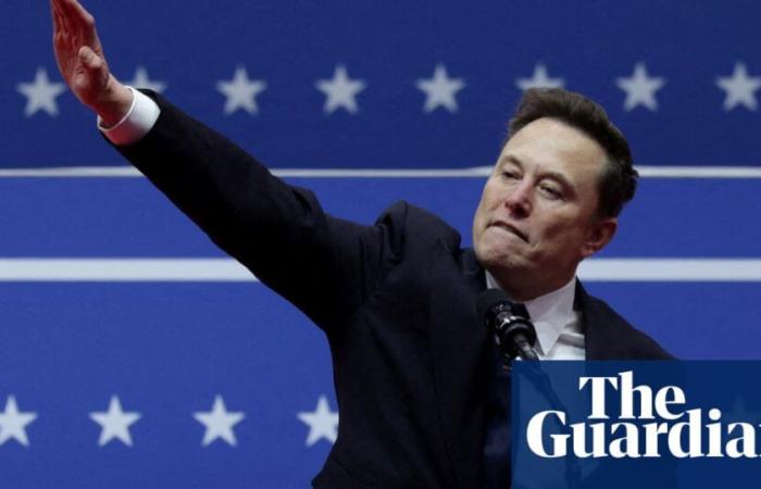 Elon Musk appears to make back-to-back fascist salutes at inauguration rally | Elon Musk