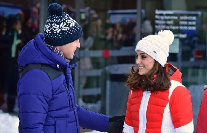 Kate and William completely incognito in Savoie