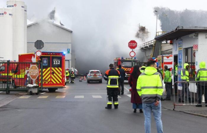 Fire at the Goodyear factory in Colmar-Berg: 120 firefighters were mobilized