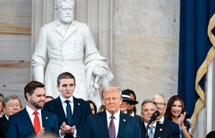 ‘Deserving’ Barron Trump’s video standing behind dad Donald’s podium goes viral: Watch