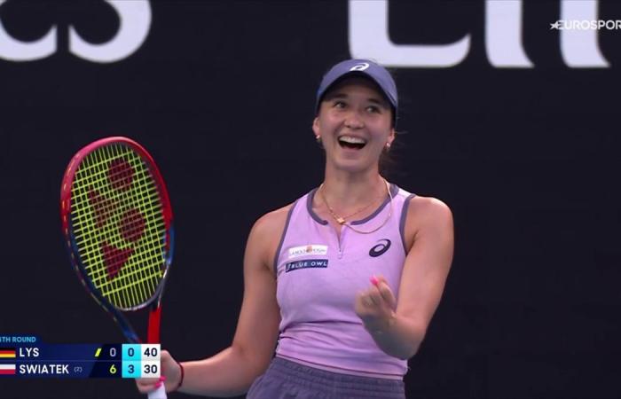 Świątek quickly defeated Lys. The Polish woman's showpiece match at the Australian Open