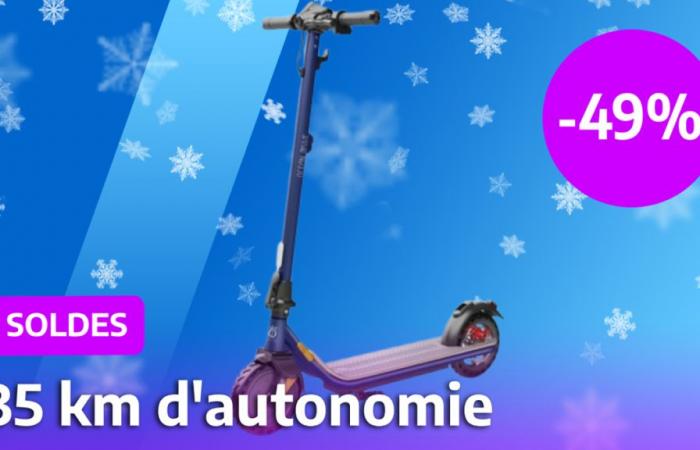 For the Sales, FNAC is blowing up the price of this scooter with 35km of autonomy!