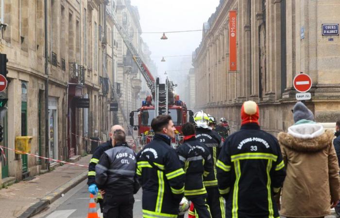 After the fire which ravaged a building in the center of Bordeaux, a judicial investigation opened