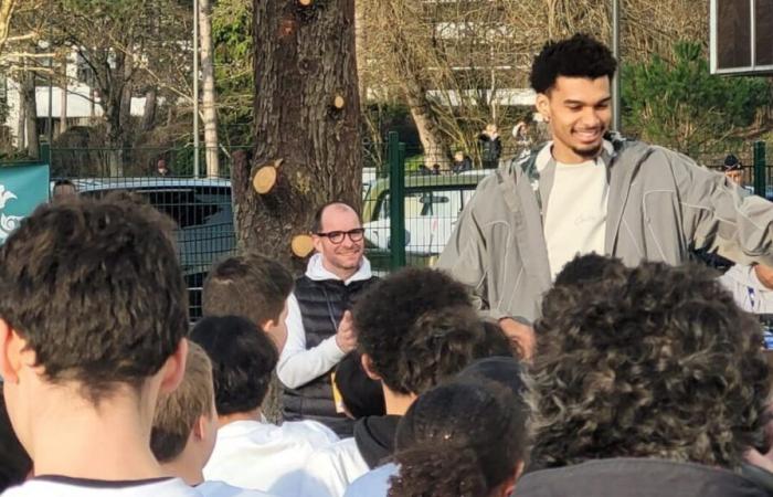 “What a joy to be there”: Victor Wembanyama offers two basketball courts to Chesnay, the town of his childhood