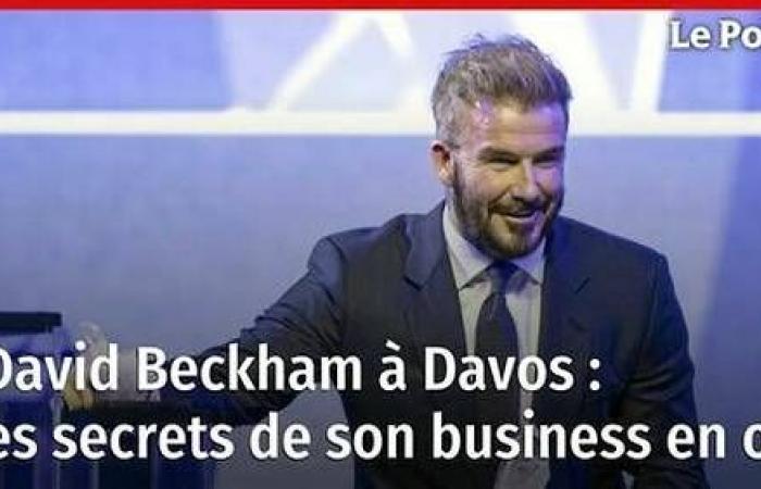 David Beckham in Davos: the secrets of his golden business