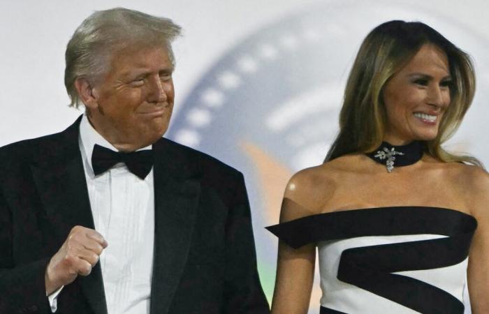 First Lady Melania Trump’s Inauguration Ball Dress Photo