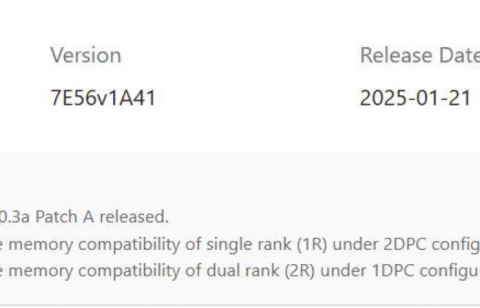 AGESA BIOS patch 1.2.0.3a, improves memory compatibility on X670 and B650 motherboards