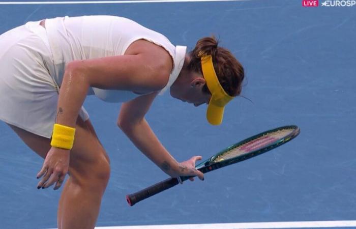 Ode to delicacy: Anastasia Pavlyuchenkova's racket throw was devoid of violence, against Aryna Sabalenka – Tennis Video