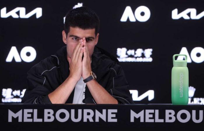 Australian Open: Alcaraz regrets having “let” Djokovic back in the match