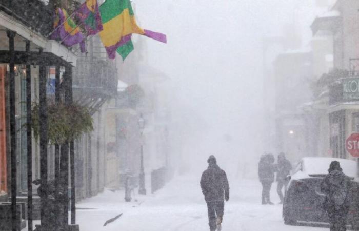 Houston, New Orleans… A rare snowstorm sweeps across the southern United States