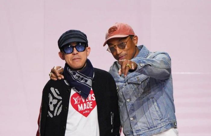 Pharrell Williams presents a fashion show created with Nigo