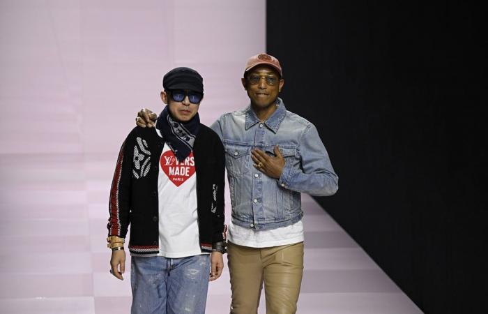 At the Louis Vuitton show, Nigo and Pharrell celebrate their friendship