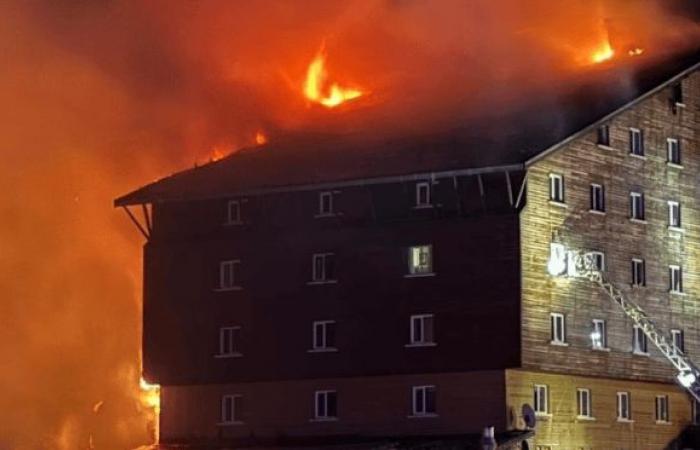 Türkiye: 76 dead in fire at ski resort