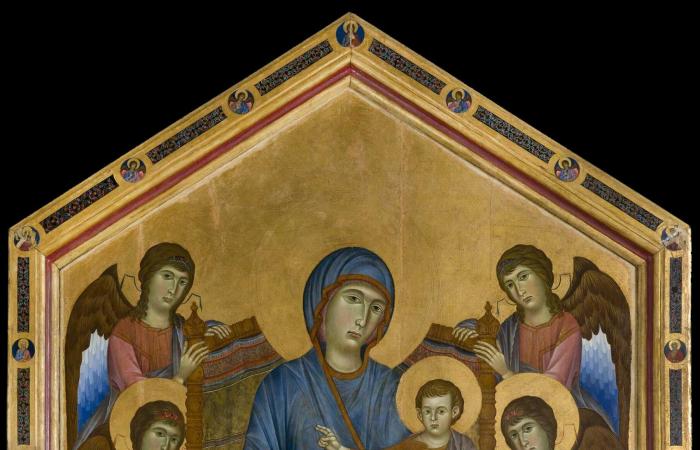 the Maestà, a dazzling masterpiece of Western painting, regains its colors