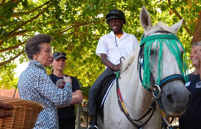 Princess Anne begins her trip to South Africa alone