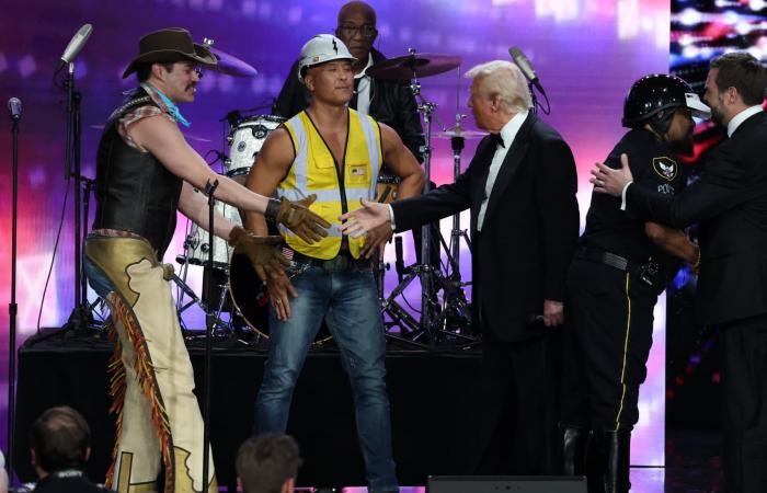 Village People, Jon Voigt, Nelly… Images of Donald Trump's inauguration balls