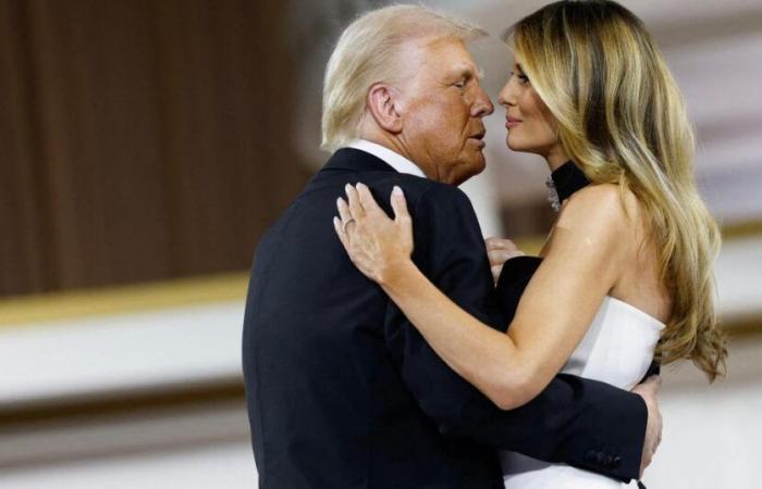 On video, Melania and Donald Trump’s extra-slow waltz to open the inauguration ball in Washington