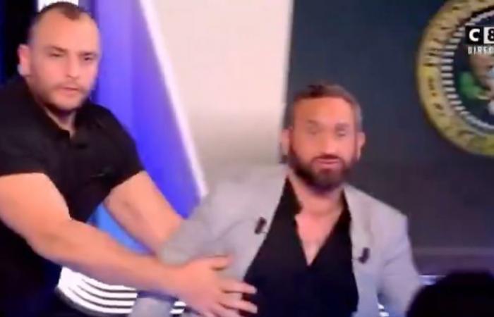 Panic on the TPMP set: A man tries to attack Cyril Hanouna