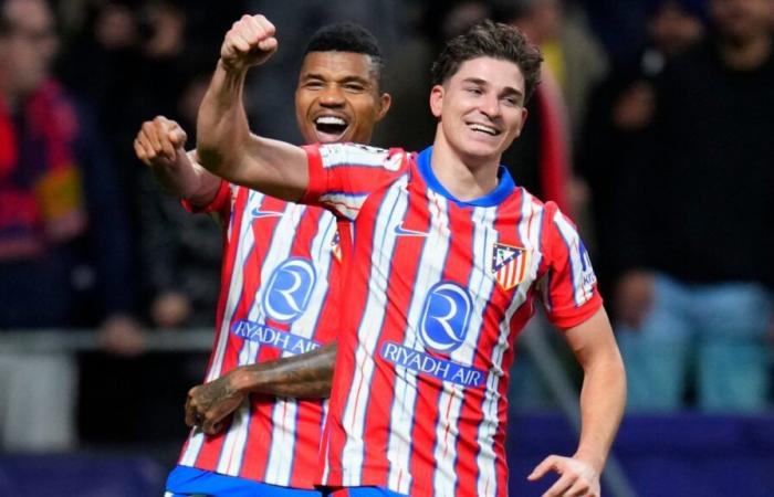 Julian Alvarez at the double as Atletico Madrid seal comeback win