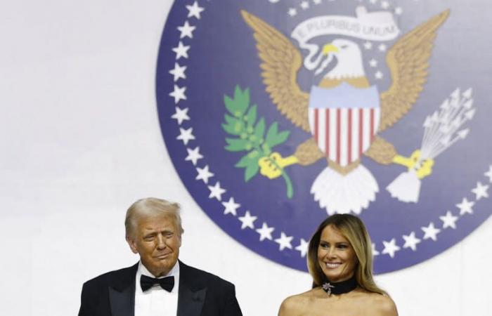 In photos. Melania and Donald Trump, their first dance after the inauguration