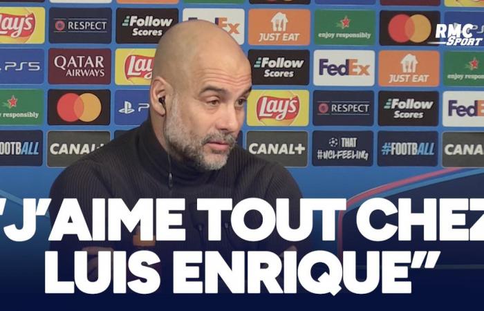 “I love everything about Luis Enrique”, Guardiola declares his love for the Parisian coach