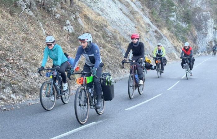 meet “bike-ski”, a popular practice in the mountains