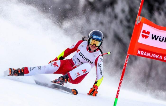 The start list for the women’s giant slalom at Kronplatz