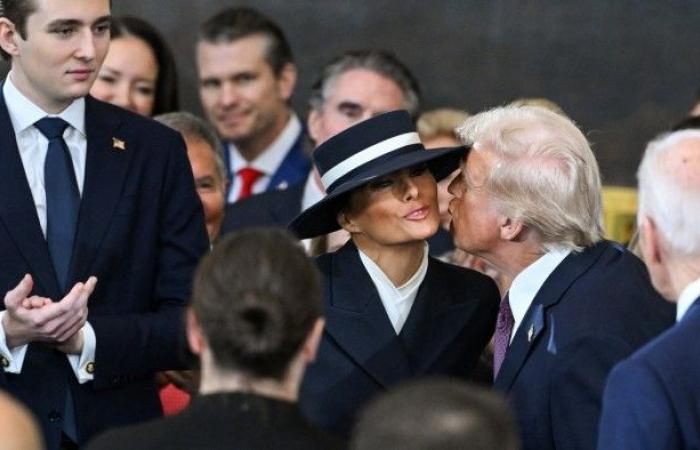 At Trump’s inauguration, Melania’s hat steals the show