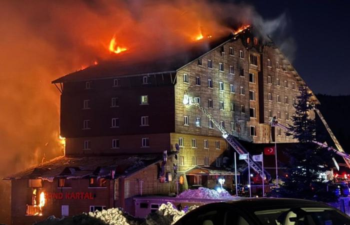 At least 66 dead in fire at Turkish ski resort