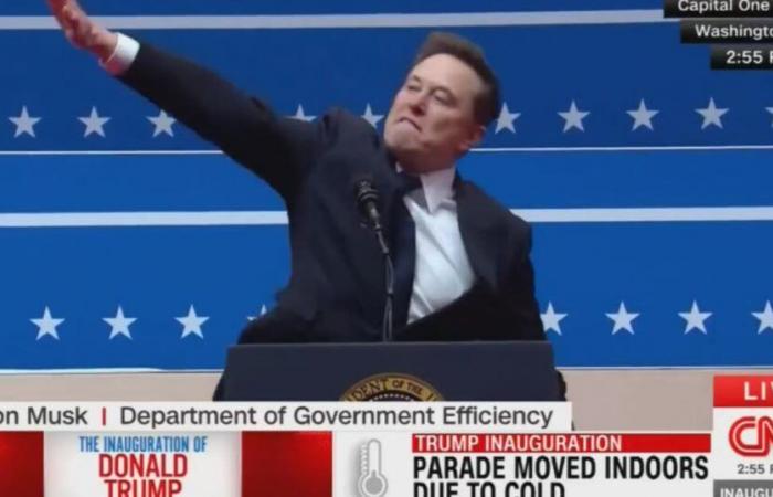 UNITED STATES. Did Elon Musk give a Nazi salute at a Donald Trump rally? He denies