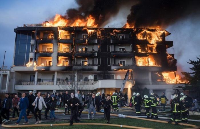 Deadly fire in a luxury hotel