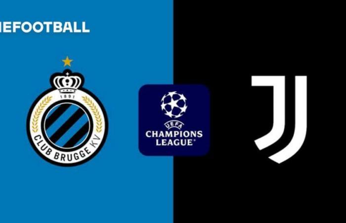 Club Bruges / Juventus: pre-match and probable line-ups