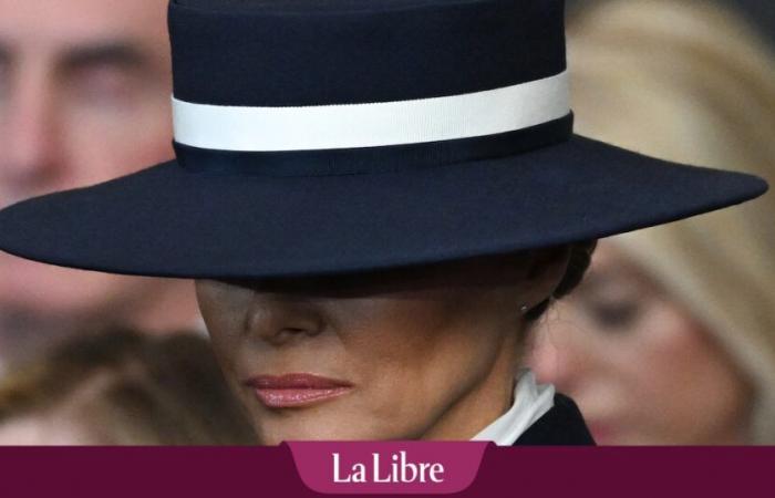 What was Melania Trump’s hat hiding?