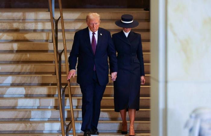 Inauguration of Donald Trump: Melania Trump and her “shield hat”