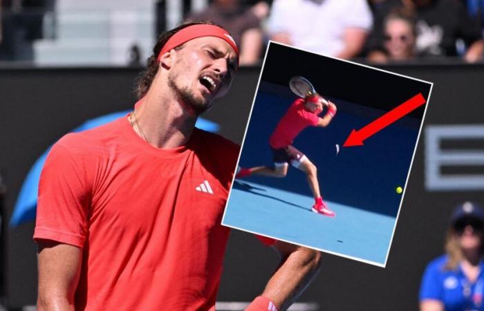 Crazy moment a FEATHER stops play as Alexander Zverev asks umpire ‘are you insane?’ in strange drama at Australian Open