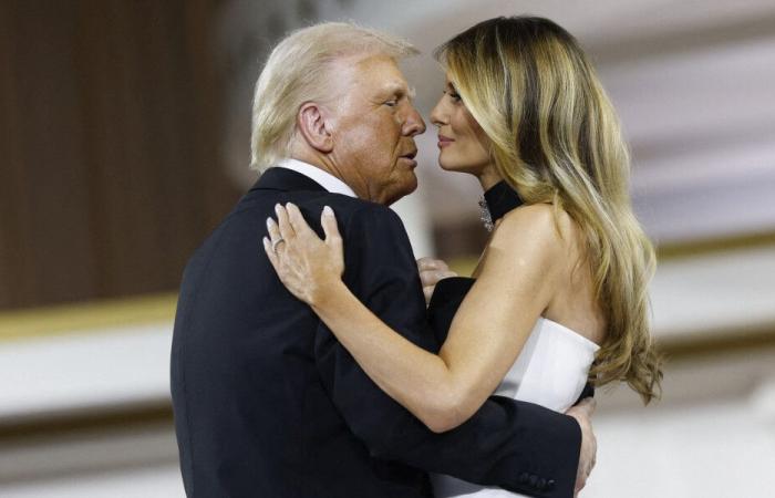 In photos. Melania and Donald Trump, their first dance after the inauguration