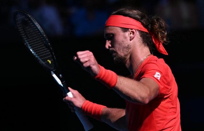 Zverev wins in four sets against Paul at the Australian Open