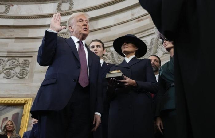 Donald Trump becomes the 47th president of the United States